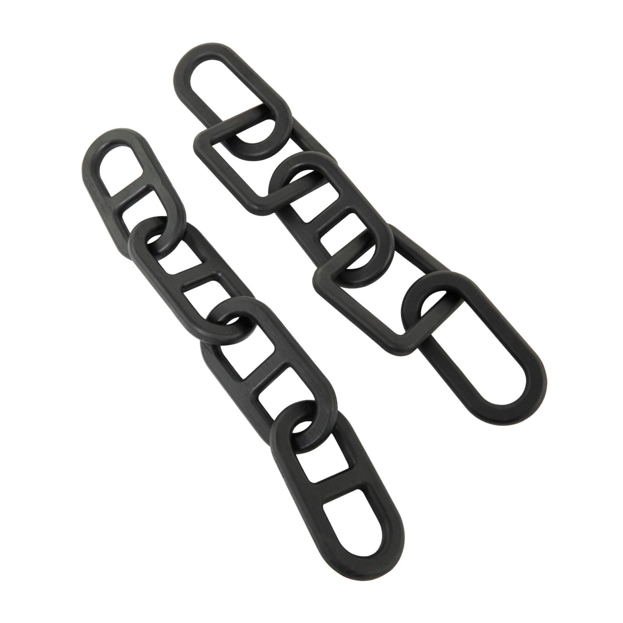 CosmoLiving by Cosmopolitan Wood Chain Sculpture Set